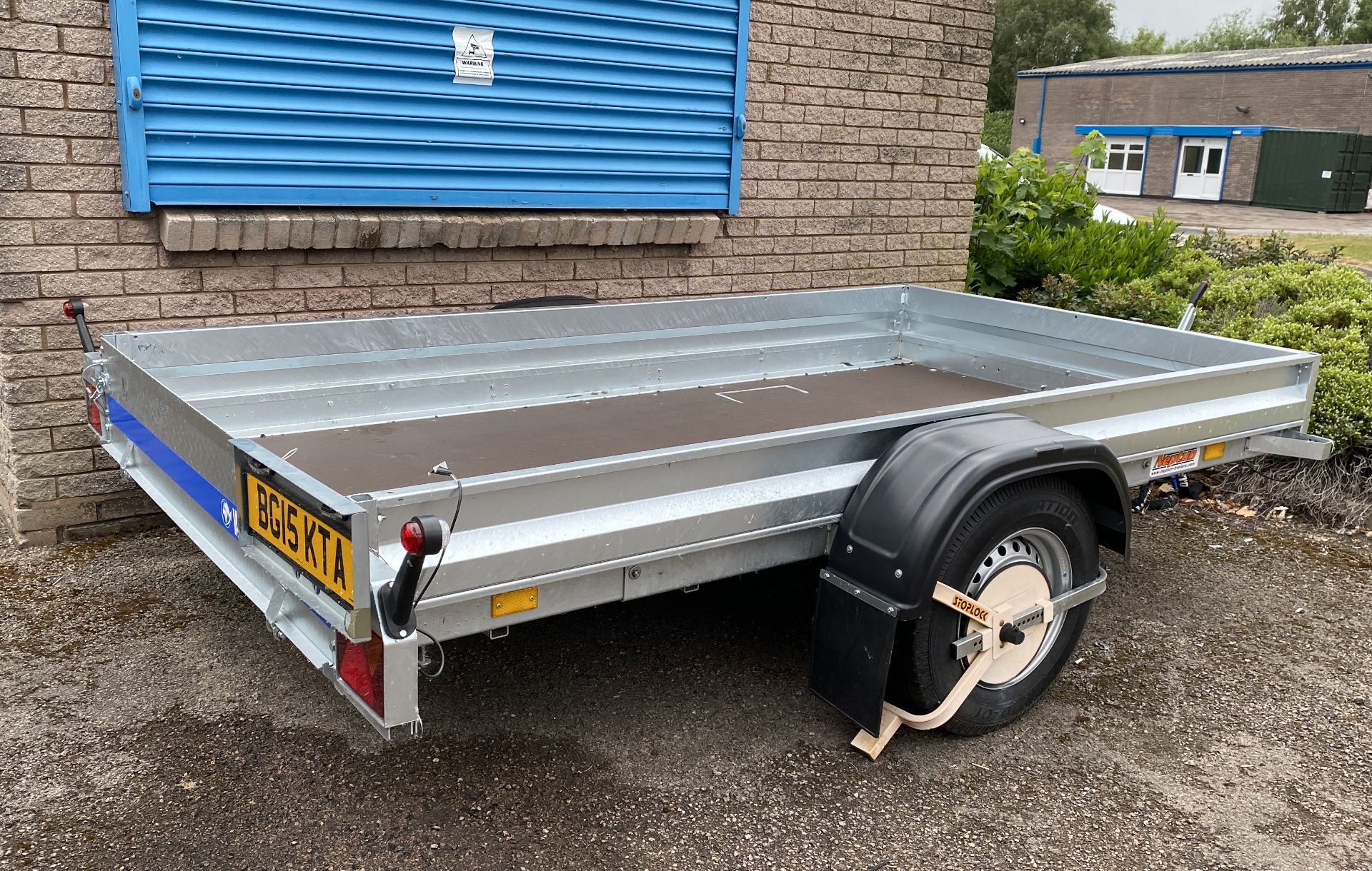 Neptun Single Axle Tipping Plant Trailer (2015)