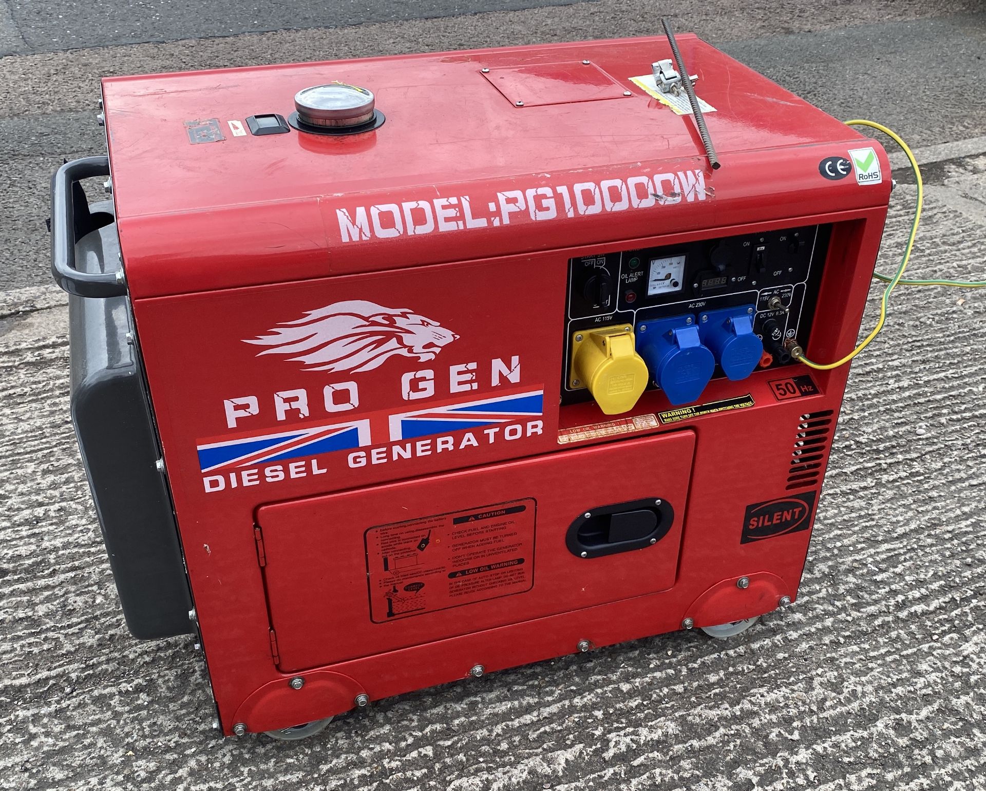 Pro Gen Model PG10000W 8KVA Diesel Generator Set