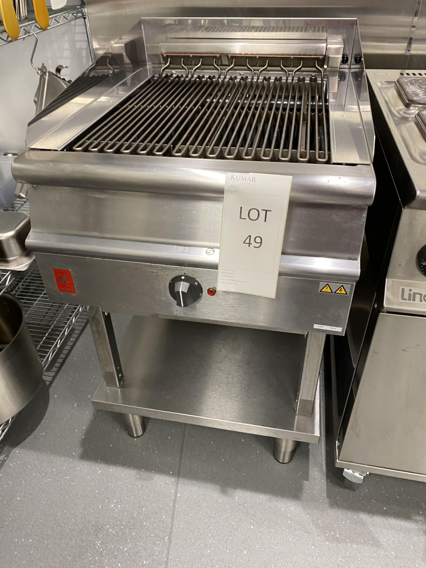 Falcon Dominator Plus, E3625 Electric Char Grill on Fixed Stand, Serial No.F605878 - Dimensions - Image 2 of 11