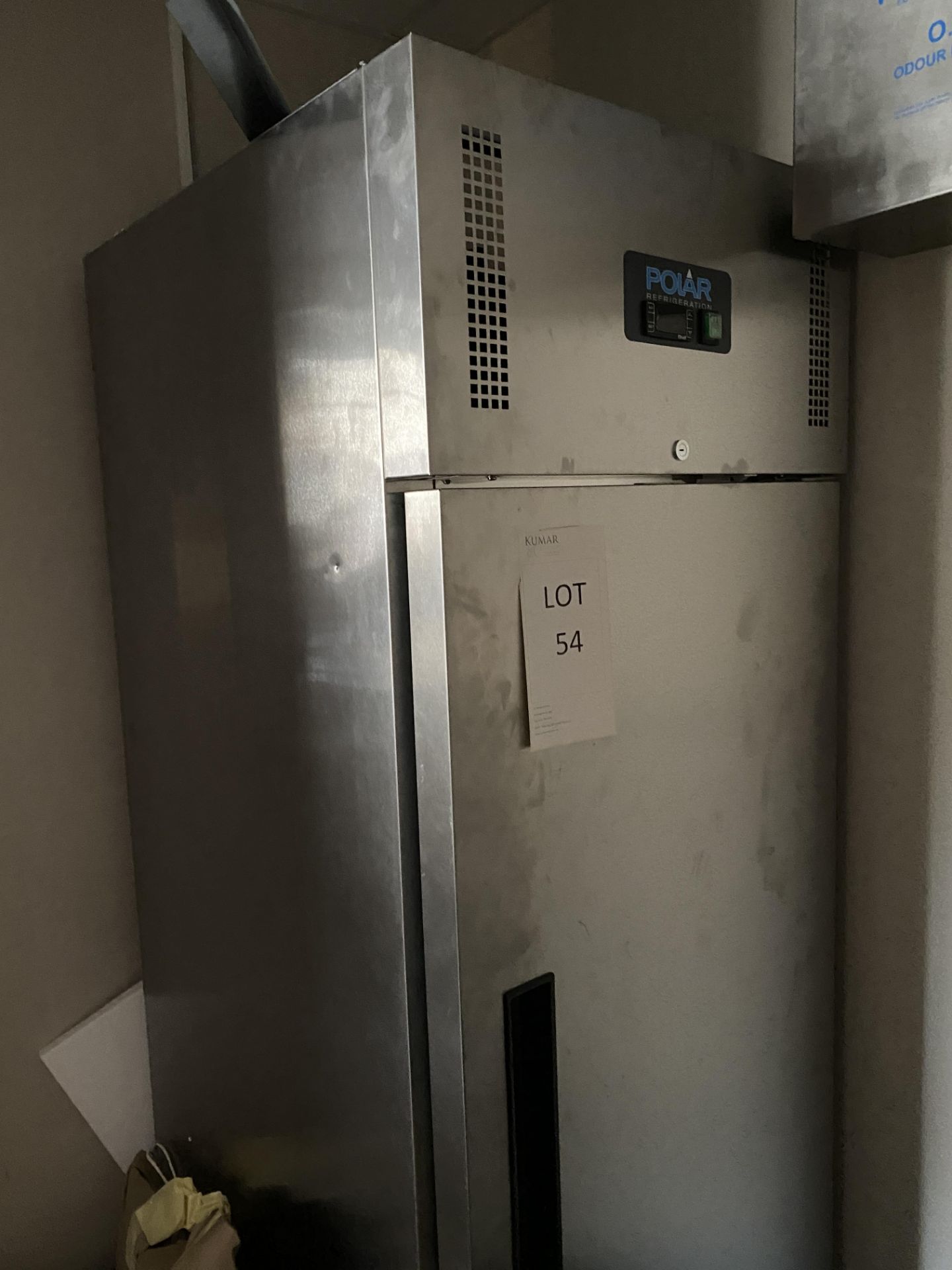 Polar G593 - 02 Stainless Steel Upright Refrigerator, 600 Litre Capacity, D - H - 2000 x W - 560 x D