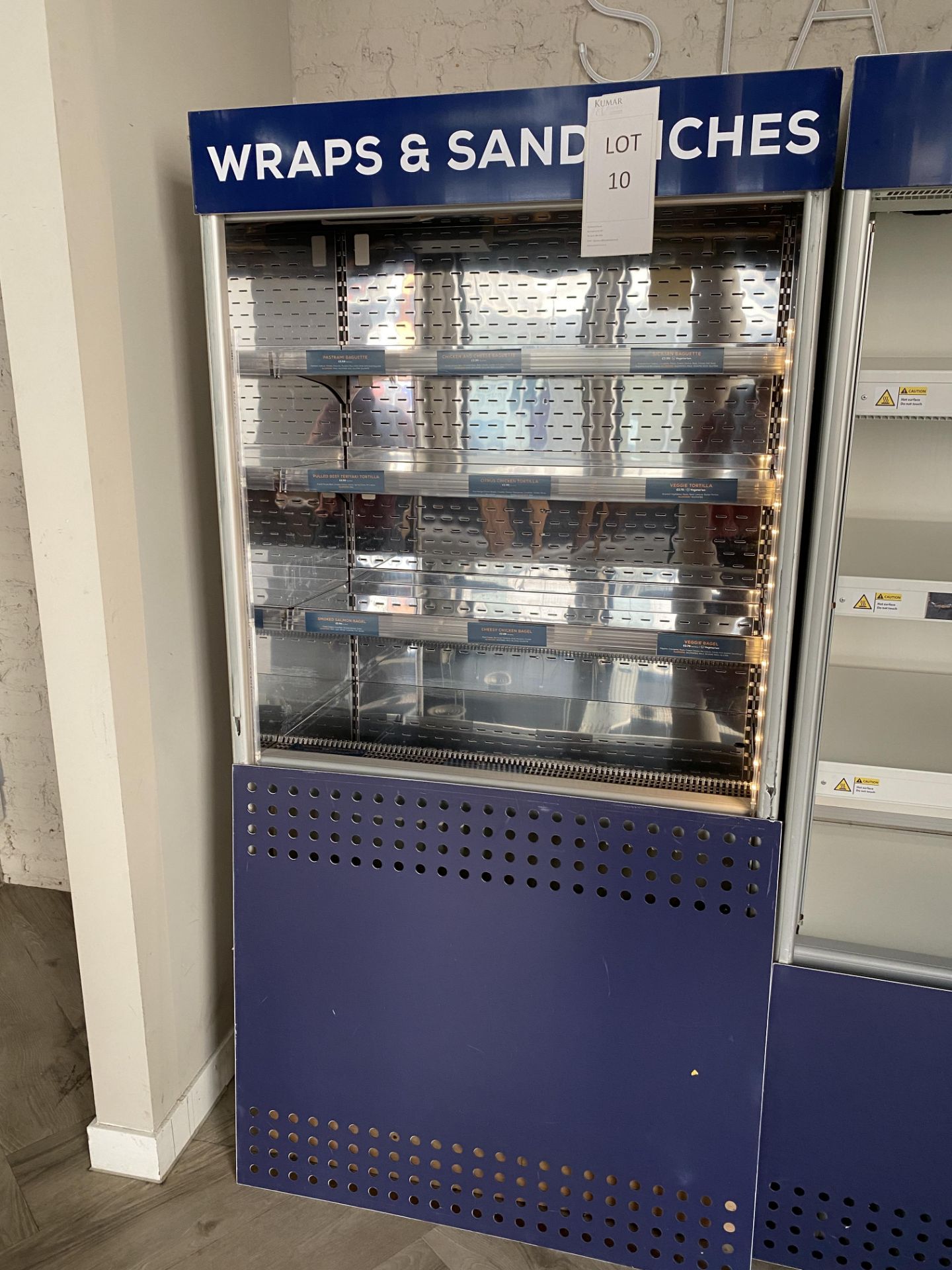 Williams Slimline Gem Multideck Food Merchandising Chiller Unit with Night Blind and IWC720