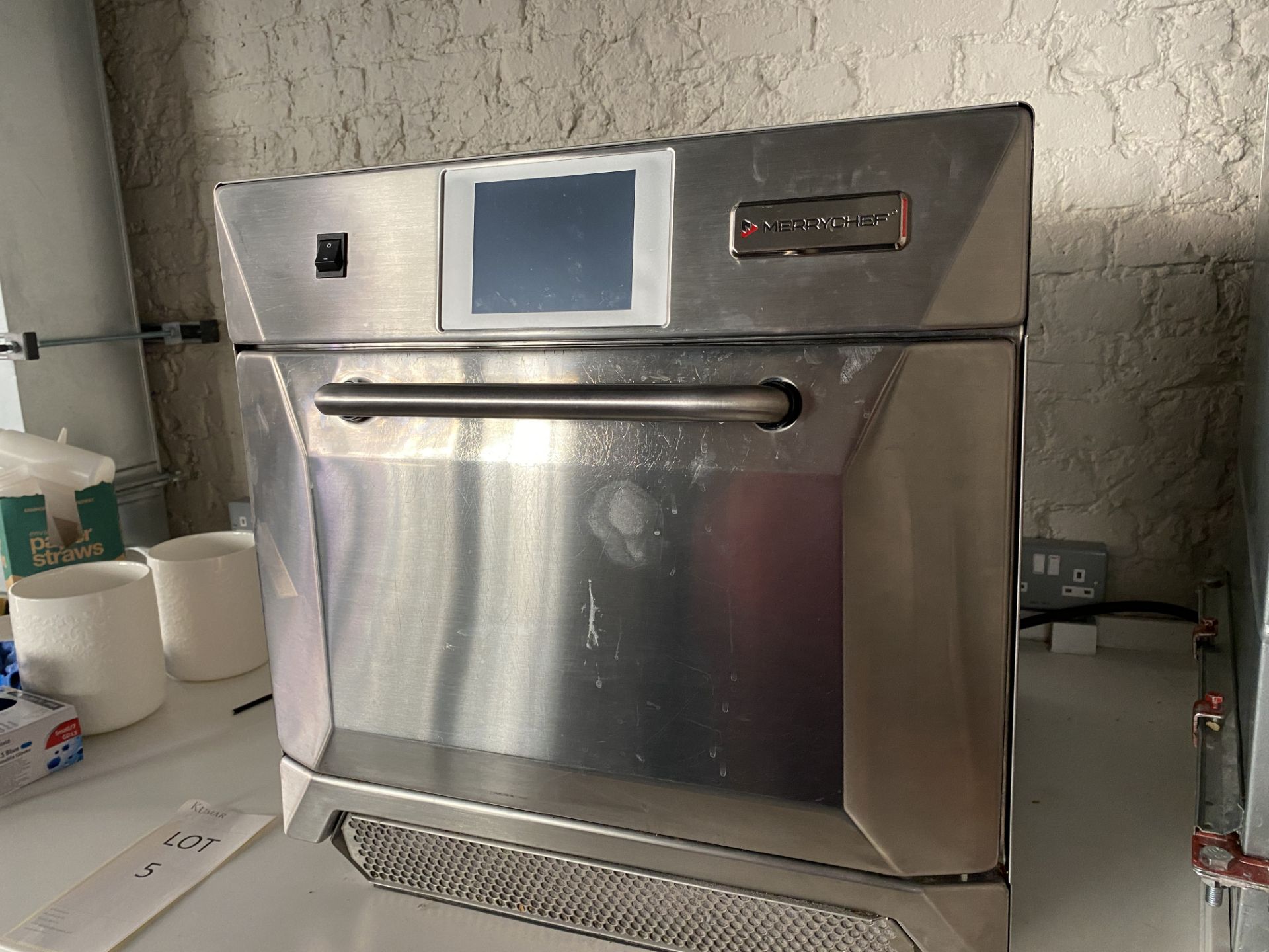 Merrychef Stainless Steel Eikon E4 High Speed Oven E4CSV. Item Number E4CSV305HEU10MEU. Serial No: - - Image 2 of 8