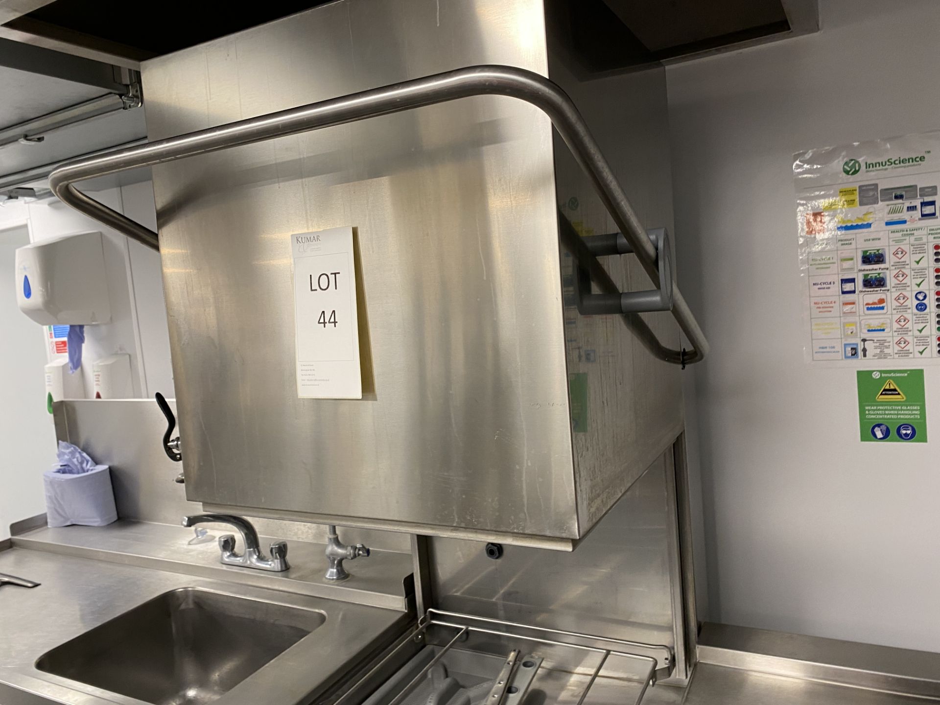 Classeq P500AWS Hood Passthrough Dishwasher, Serial No. 40056143 with Grease Shield GS1000 AST - Image 21 of 21