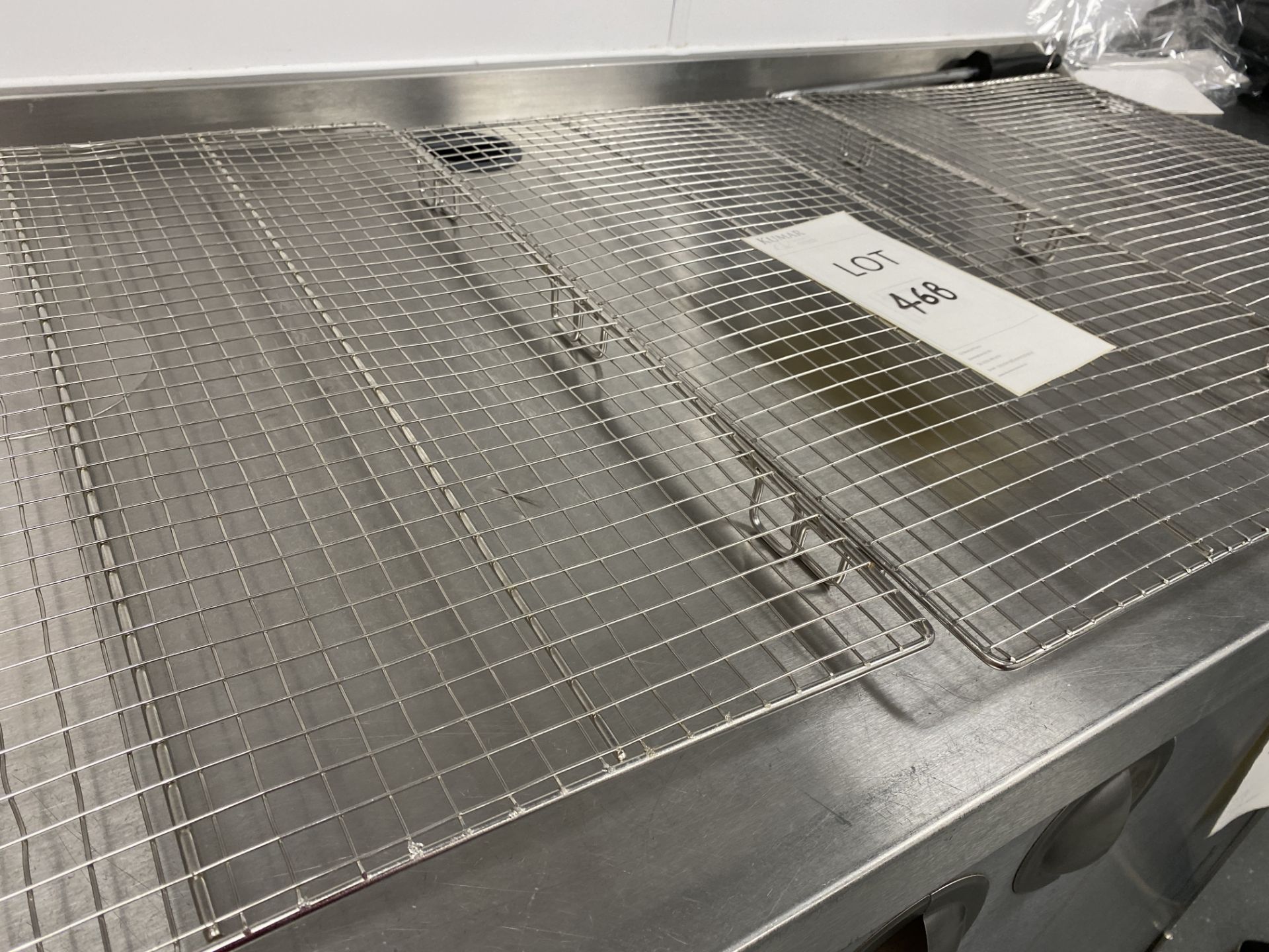 3: Large Stainless Steel Cooling Racks - Image 2 of 4