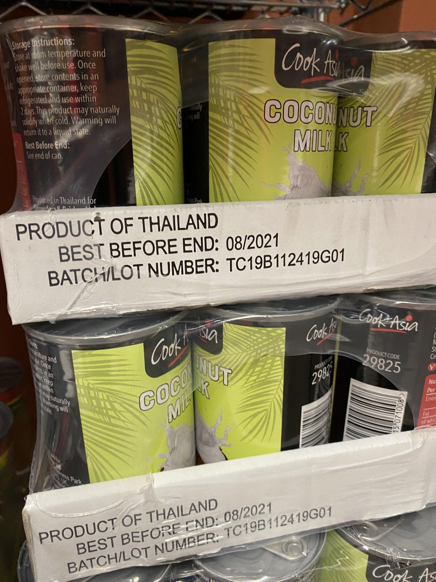 71 Tins Cook Asia 400ML Coconut Milk, BBD 08/2021 & 24 Tins Isle 400 ML Coconut Milk BBD 03/2022 - Image 9 of 10