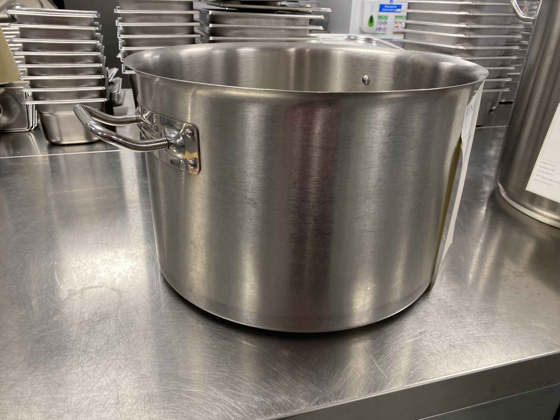 Stainless Steel Stew Pot/Casserole, Size - 40 x 40cm, 32 Litres - Bild 3 aus 4