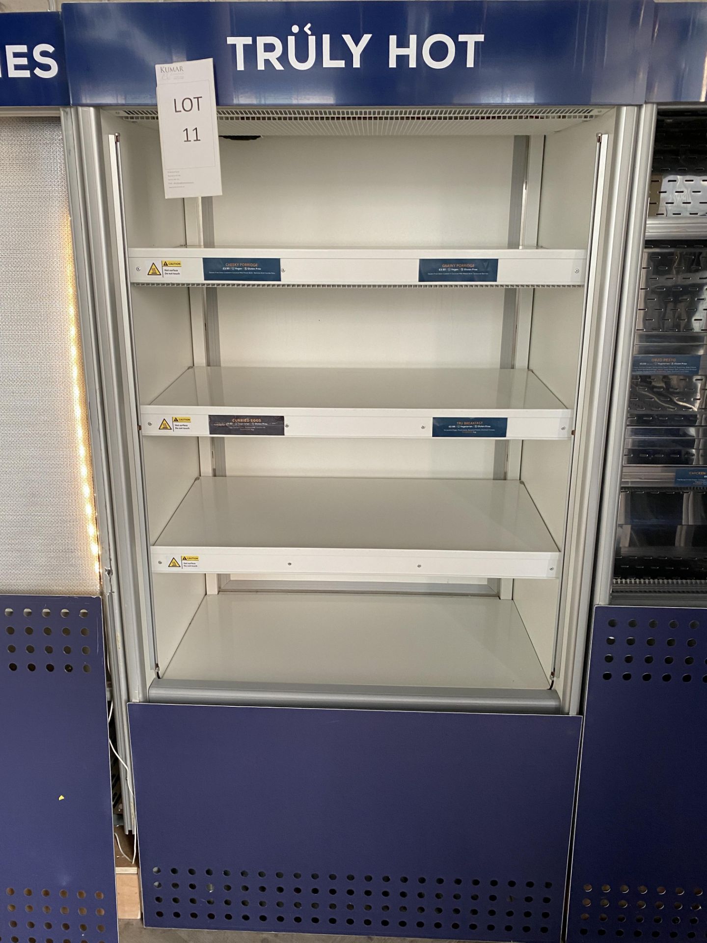 Williams Slimline Gem Multideck Heated Food Merchandising Unit with Night Blind and Electronic - Bild 2 aus 5