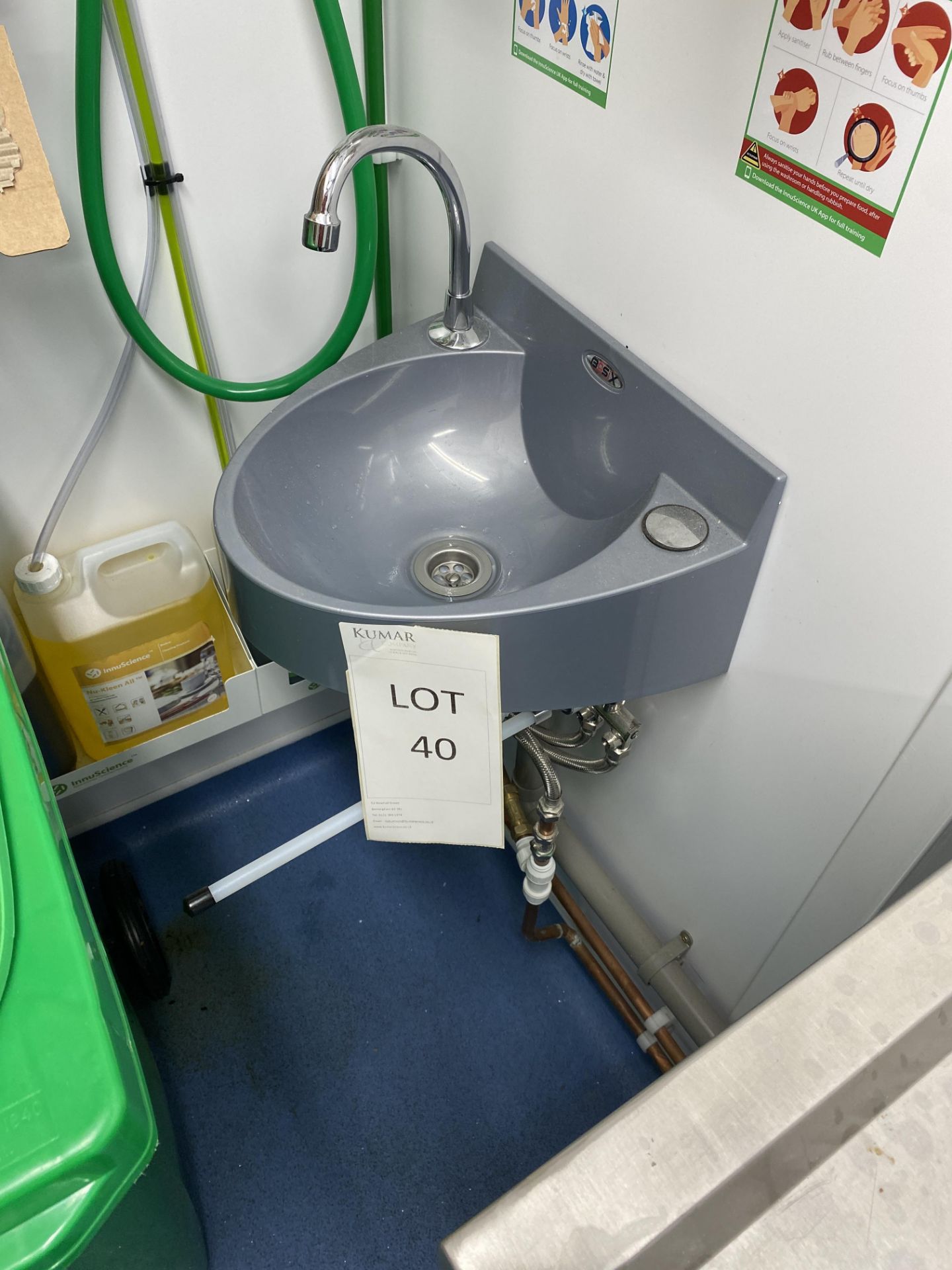 Pasix Knee Operated Hand Wash Basin (Will Require Disconnecting)