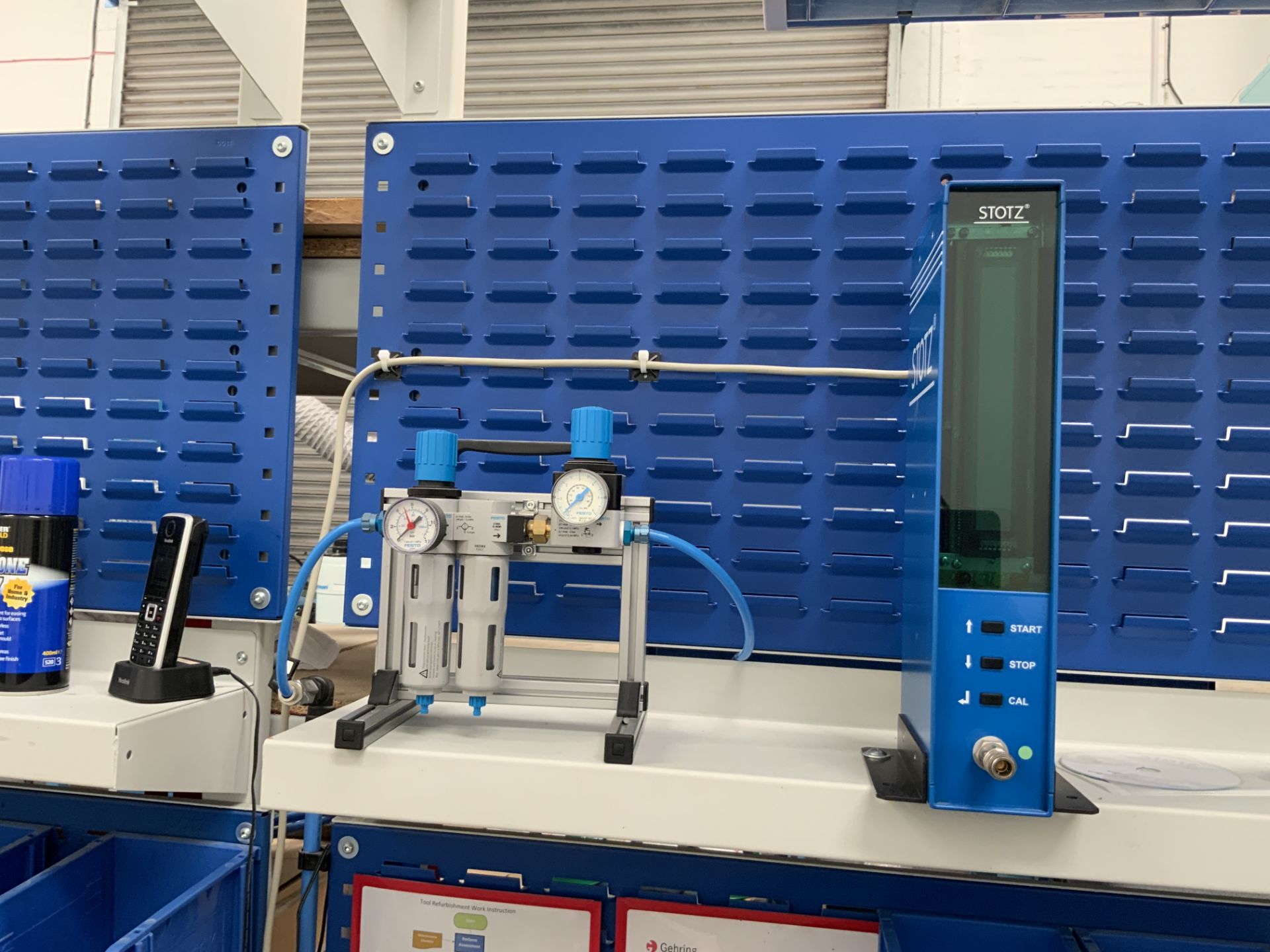 Stotz MLS - P Gauging Cylinder with Illuminated Column MLS 906X including Air Connection Pieces &