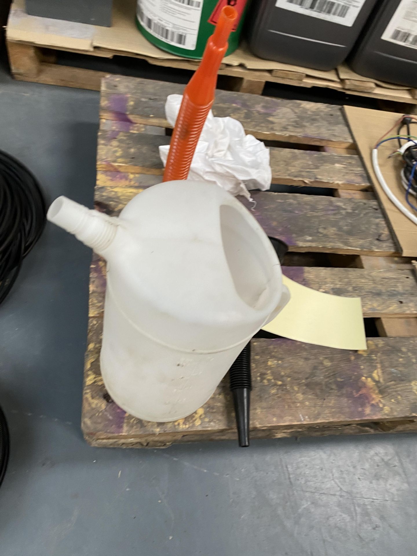 Oil Jug & Funnels - Image 2 of 4