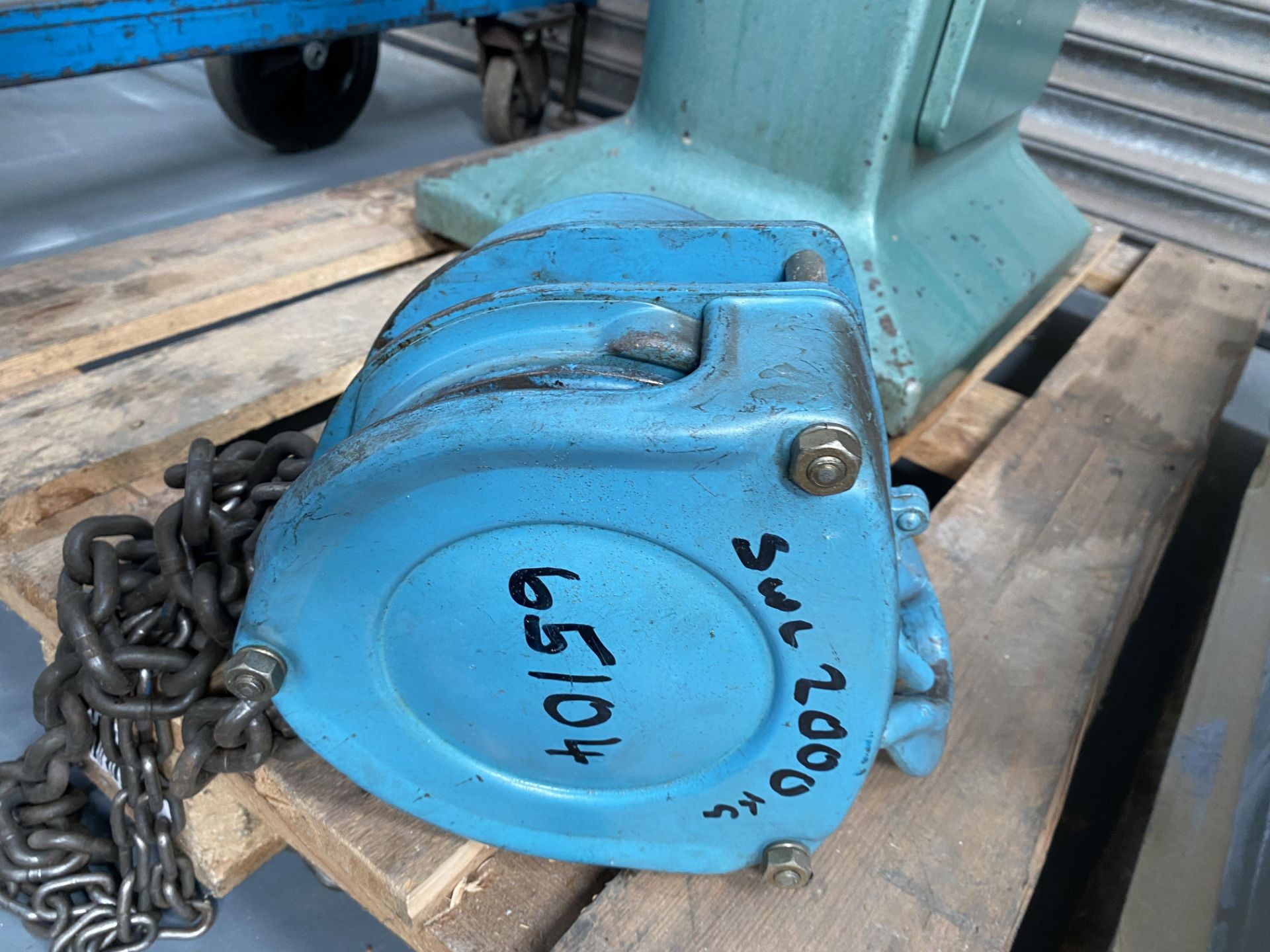 Watts Lifting Equipment, A Frame Lifting Gantry, SWL 2 Tons with chain hoist - Image 10 of 12