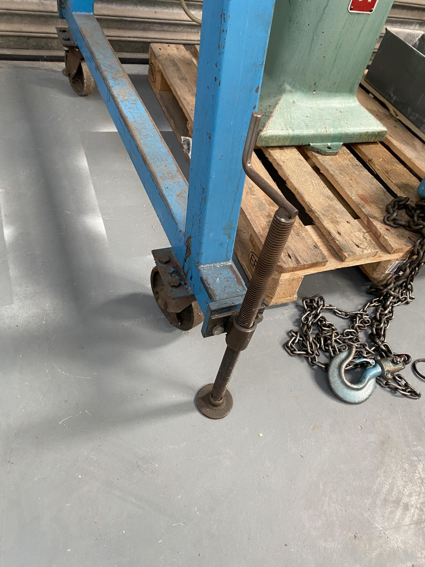 Watts Lifting Equipment, A Frame Lifting Gantry, SWL 2 Tons with chain hoist - Image 5 of 12