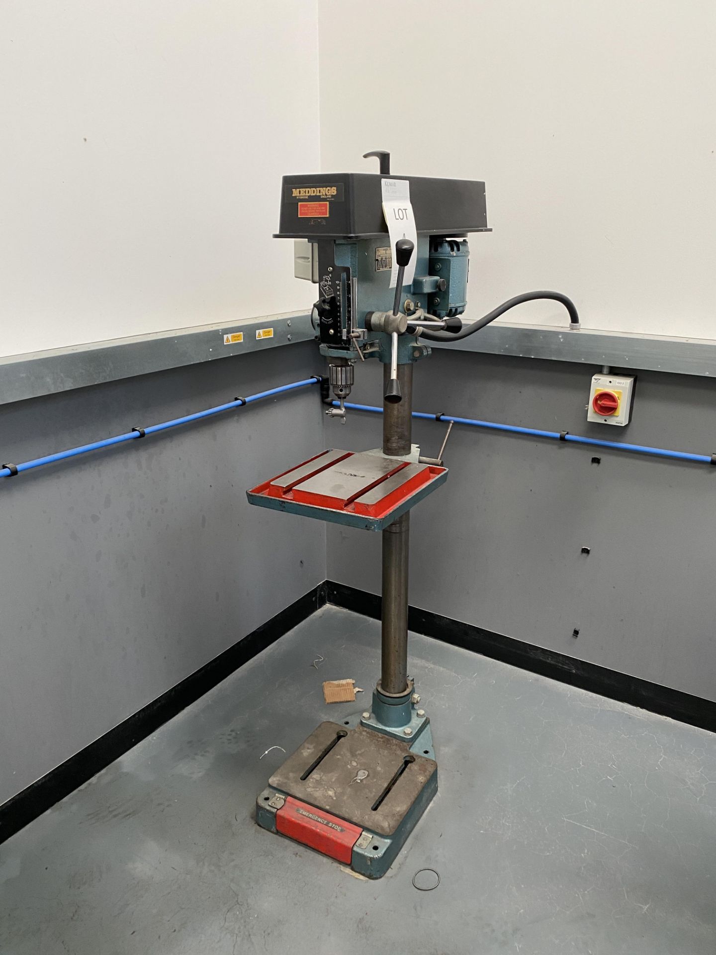 Meddings Single Spindle Pillar Drill, Serial No. 020890 - Image 2 of 9