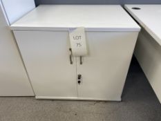 White Melomine Office Cupboard White Melomine Shelve Unit 0.60 X 0.80m X 0.73