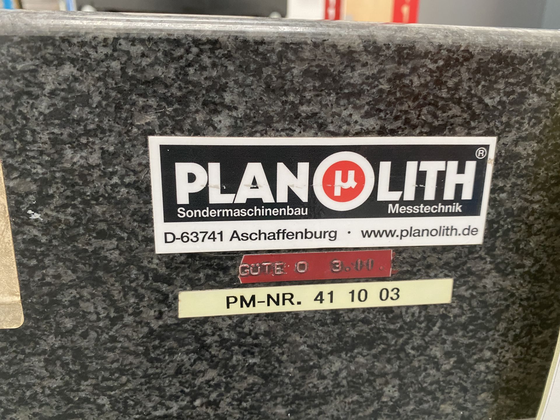 Planolith Granite Measuring Table Size 1000mm X 630mm - Image 6 of 7