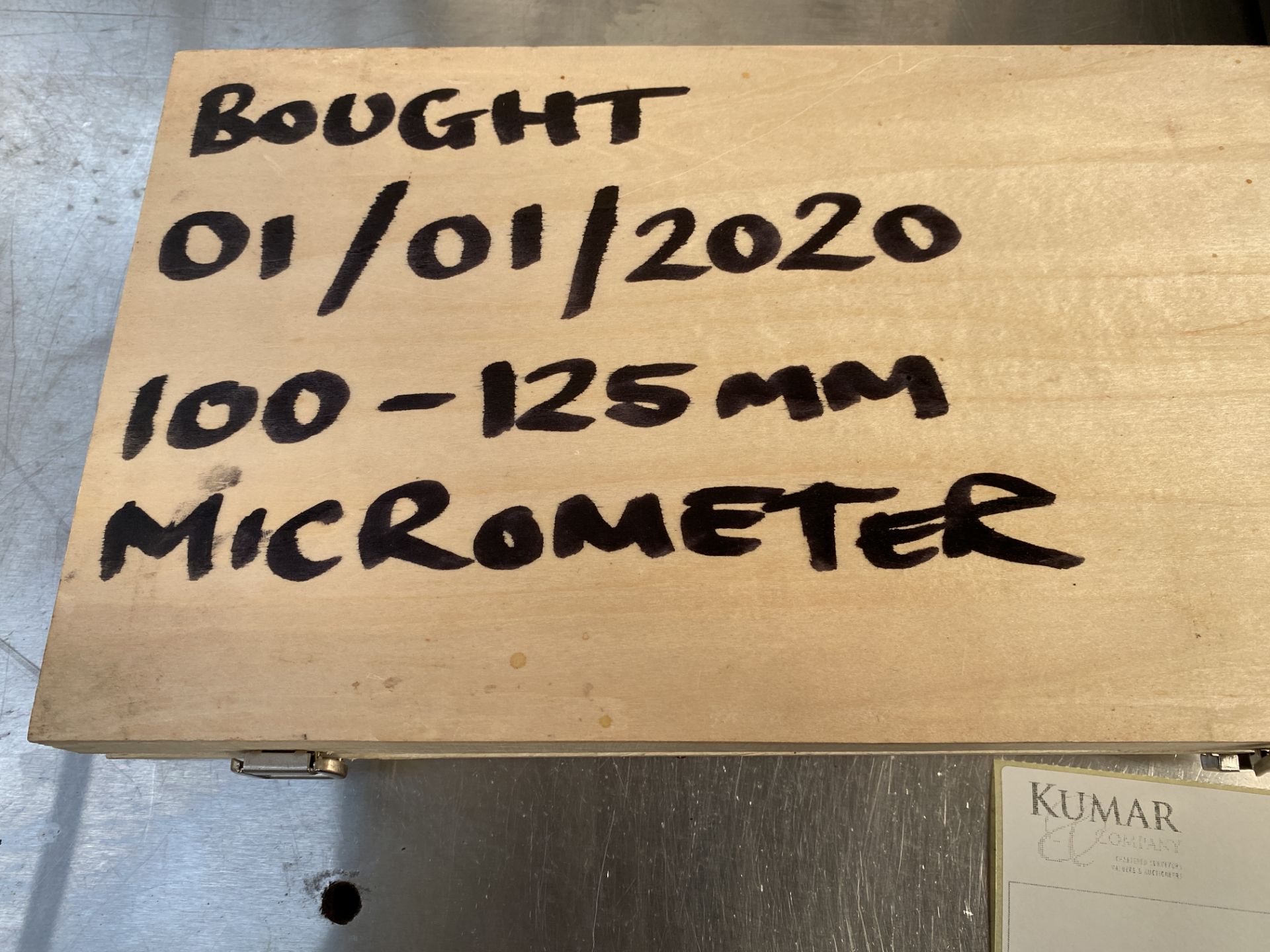 2: Mitutoyo Micrometers Moore & Wright 100-125m Digital Micrometer Mitutoyo 3"-4" Digital Micrometer - Image 3 of 7