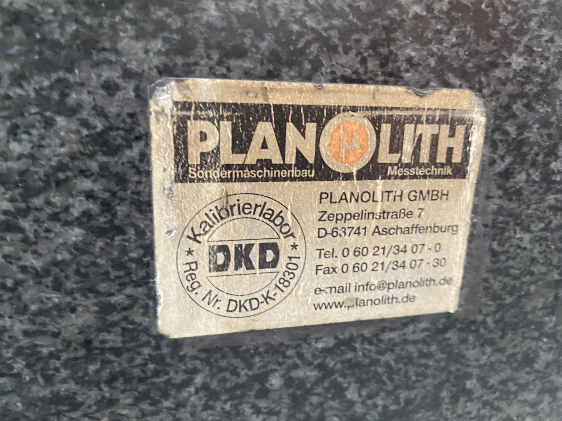 Planolith Granite Measuring Table Size 1000mm X 630mm - Image 7 of 7