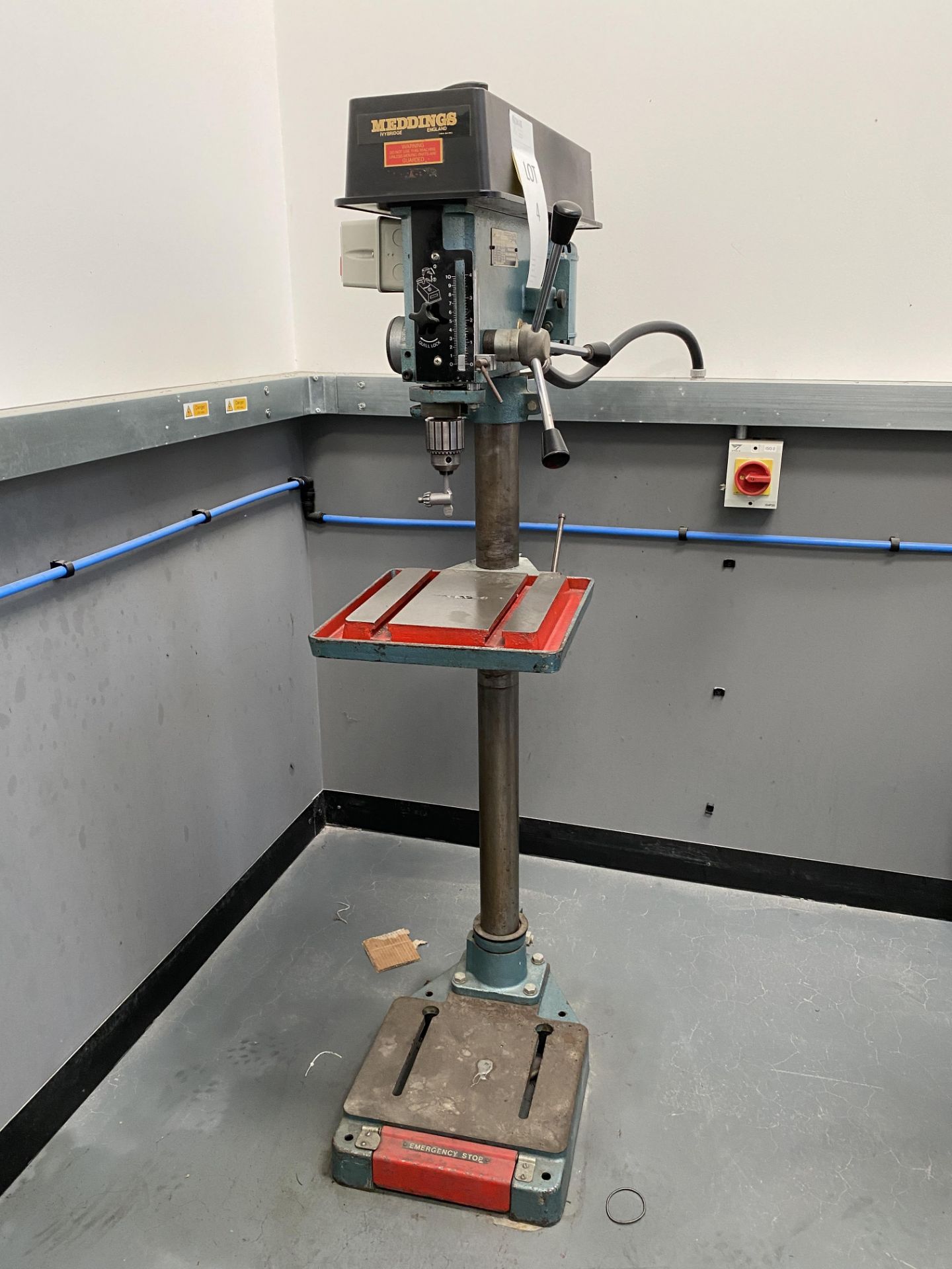 Meddings Single Spindle Pillar Drill, Serial No. 020890 - Image 3 of 9