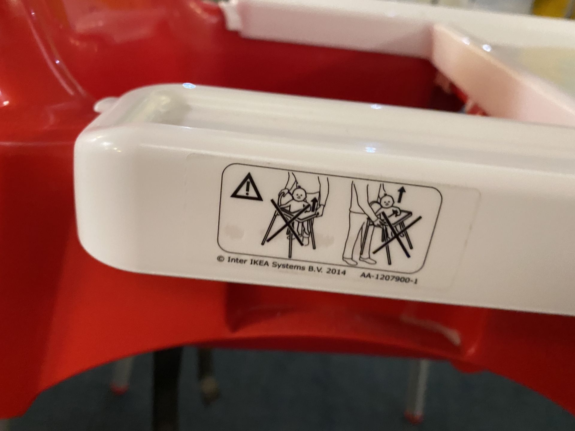 5x Children's Plastic Highchairs (maker unknown) - Image 5 of 6