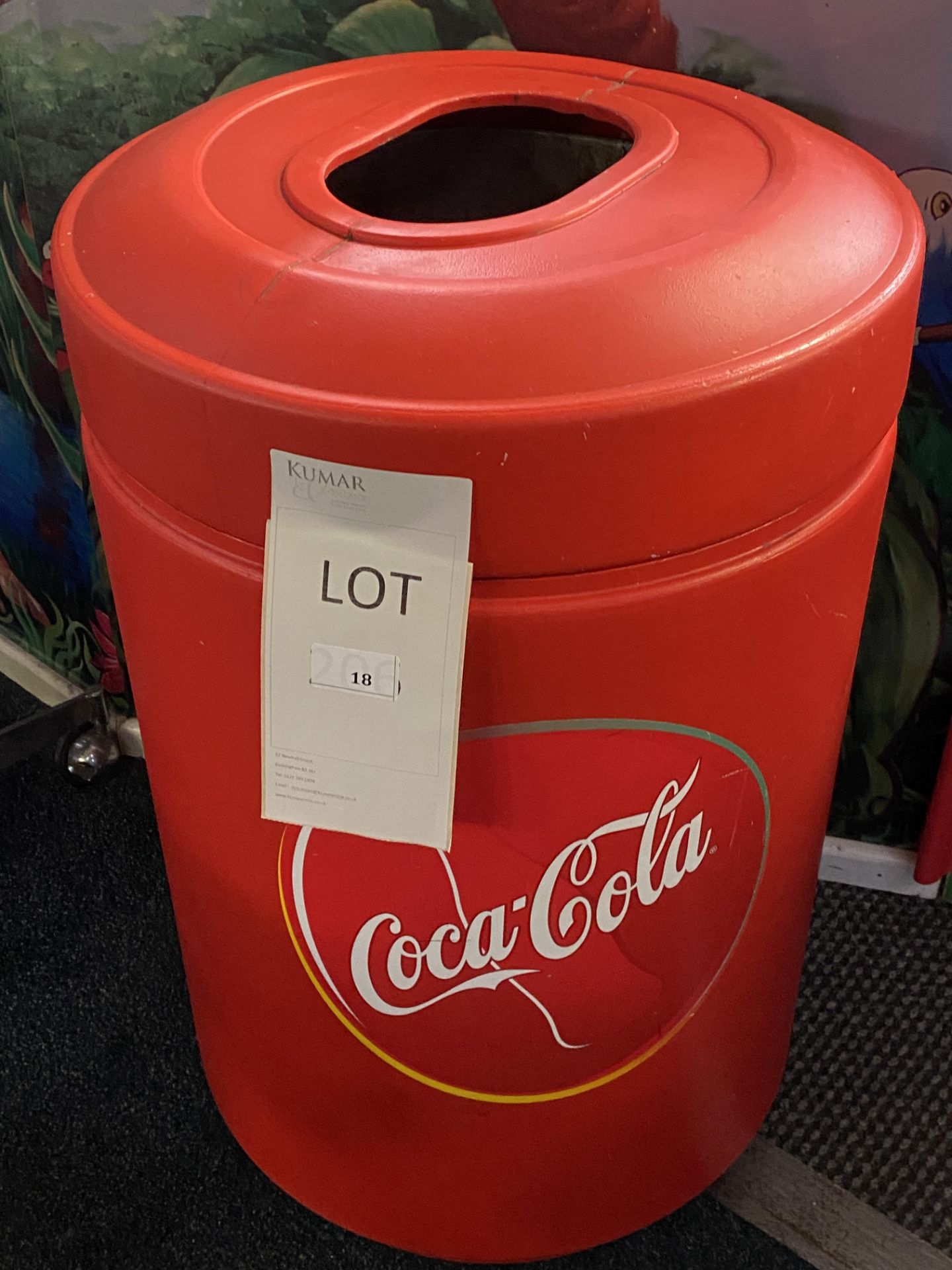 2: Coca Cola Branded Waste Bins