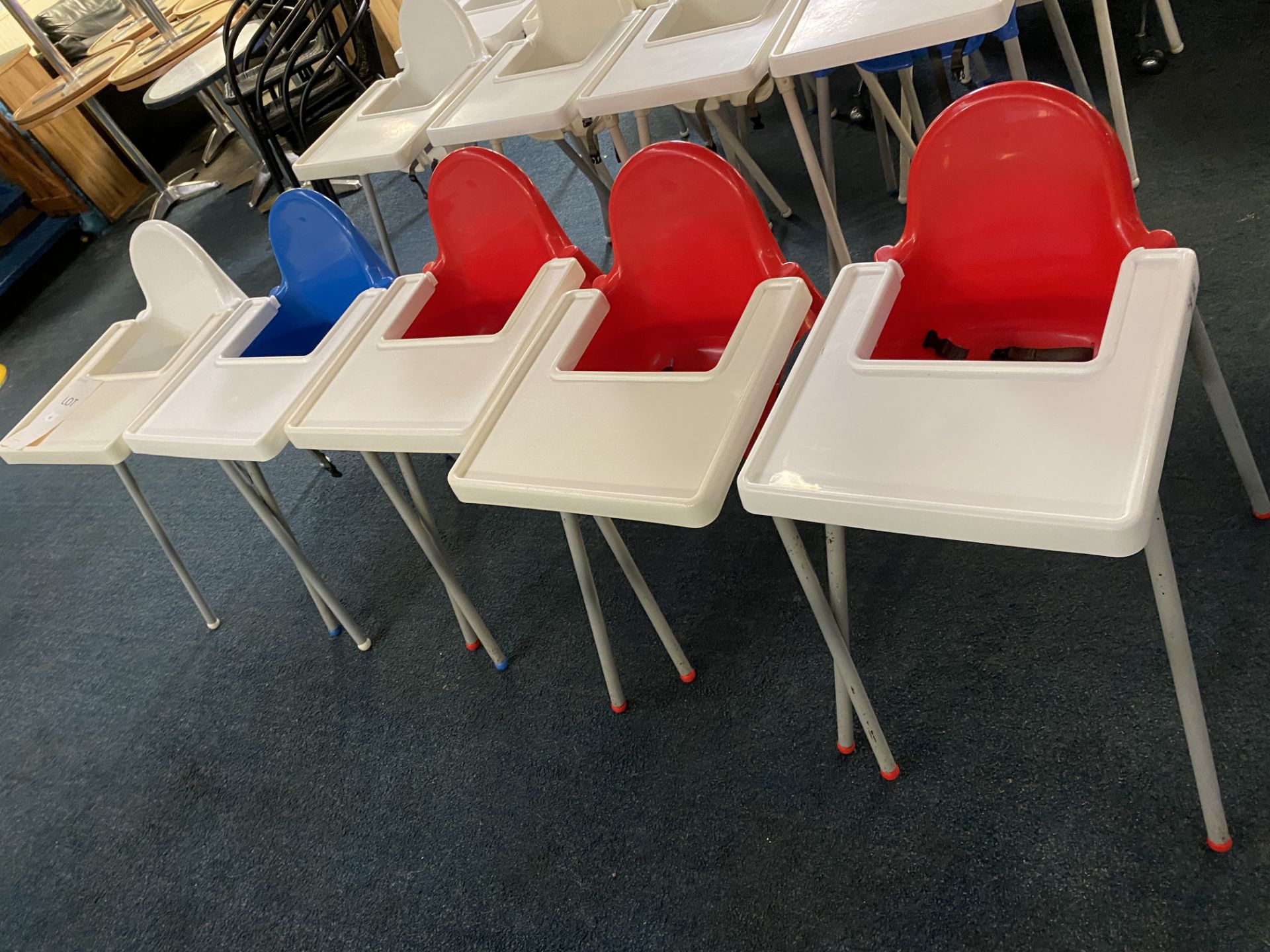 5x Children's Plastic Highchairs (maker unknown) - Image 2 of 6