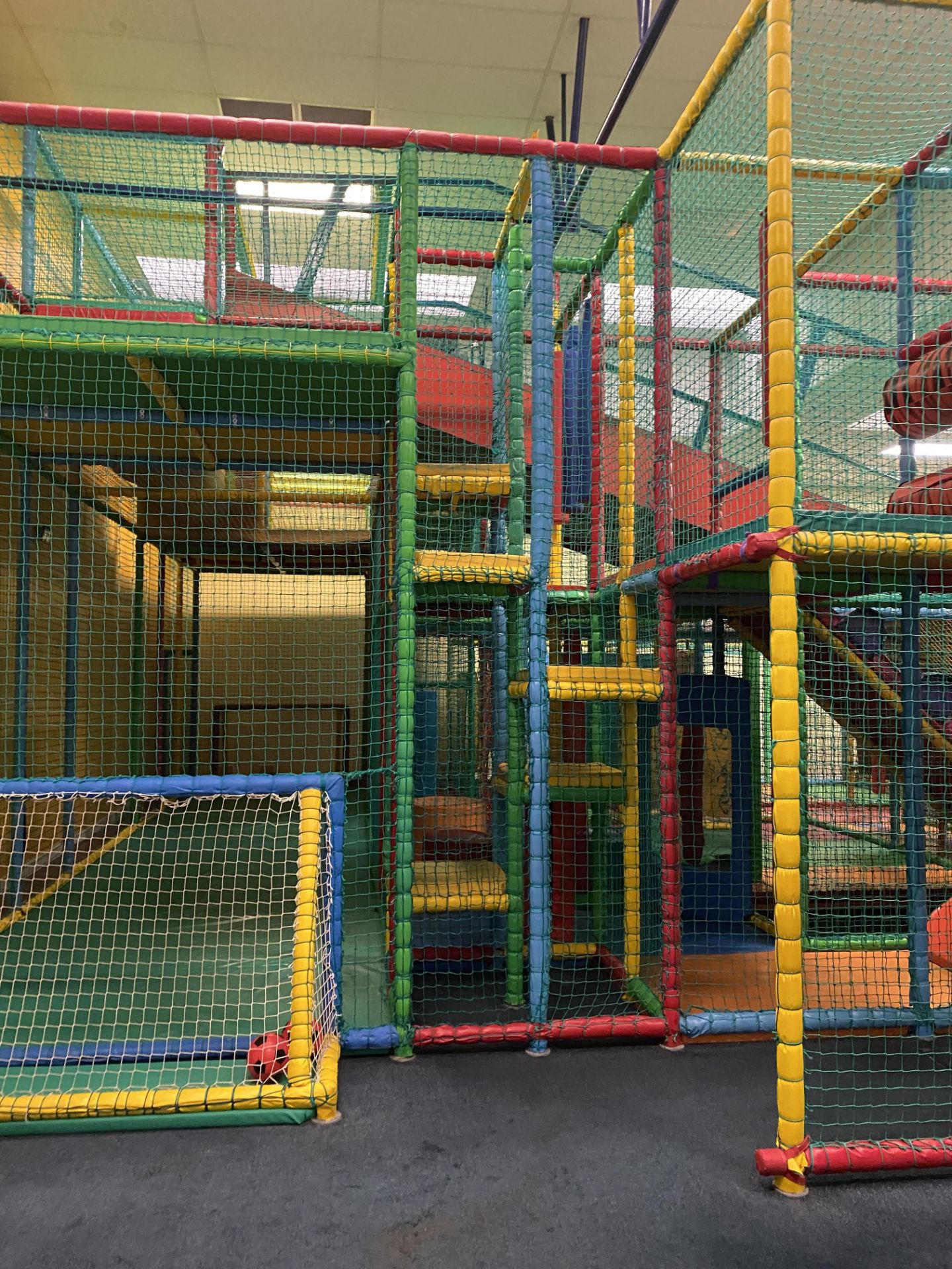 Complete Multi Tier Childrens Adventure Play System Comprising; Four Lane Slide, Single Vertical - Image 9 of 32