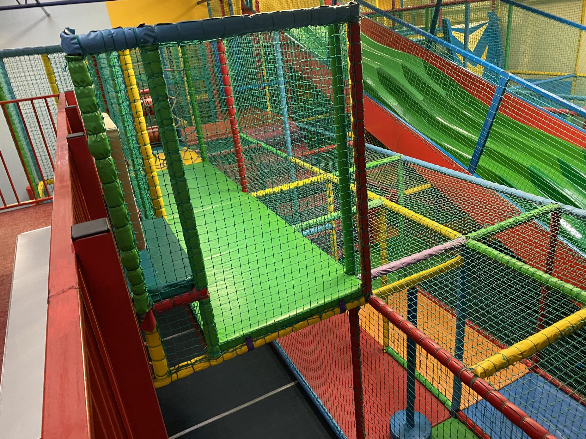 Complete Multi Tier Childrens Adventure Play System Comprising; Four Lane Slide, Single Vertical - Image 4 of 32