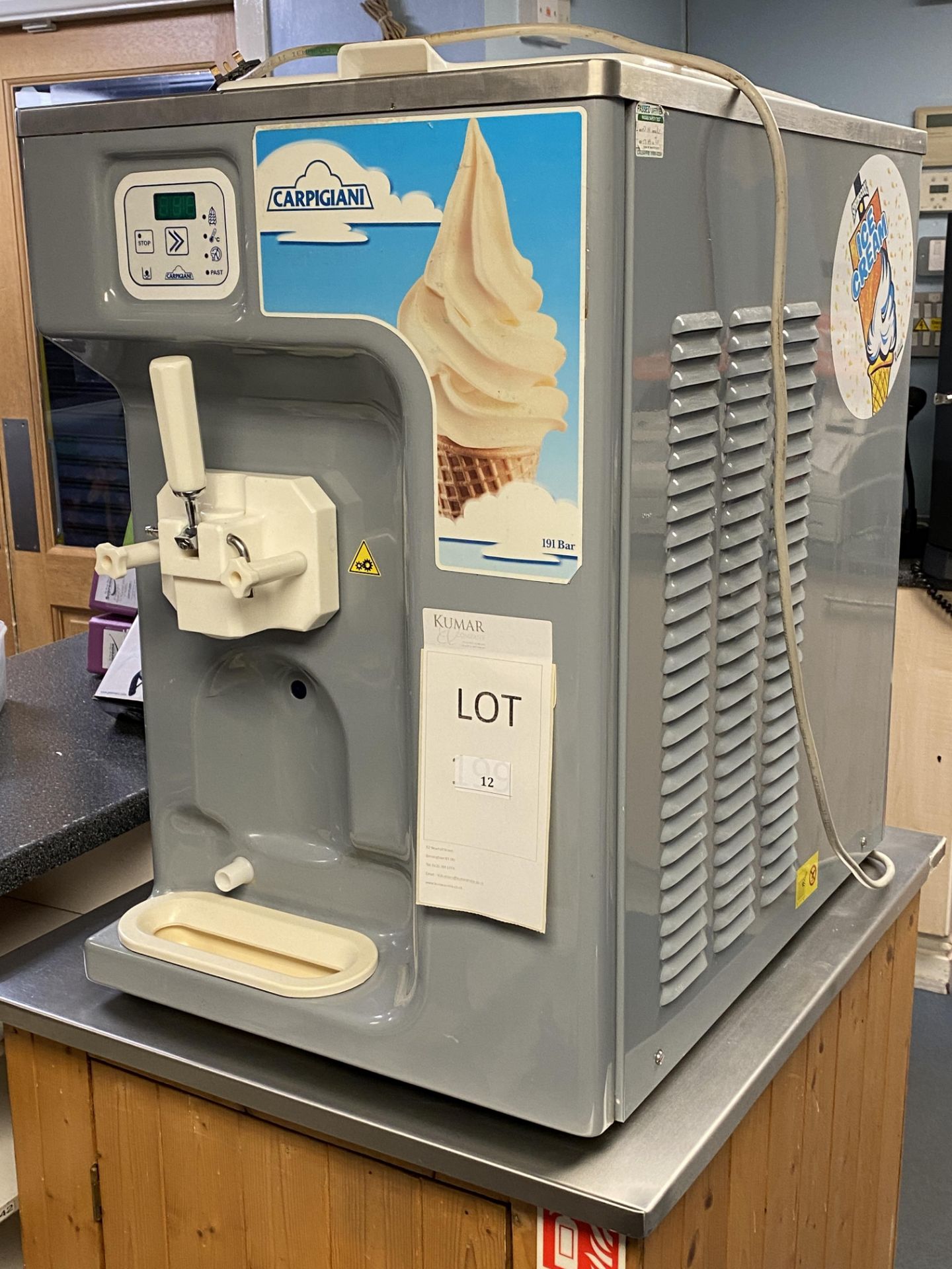Carpigiani Ice Cream Machine Model: IC10786, Serial No. 822217001 - Image 3 of 9