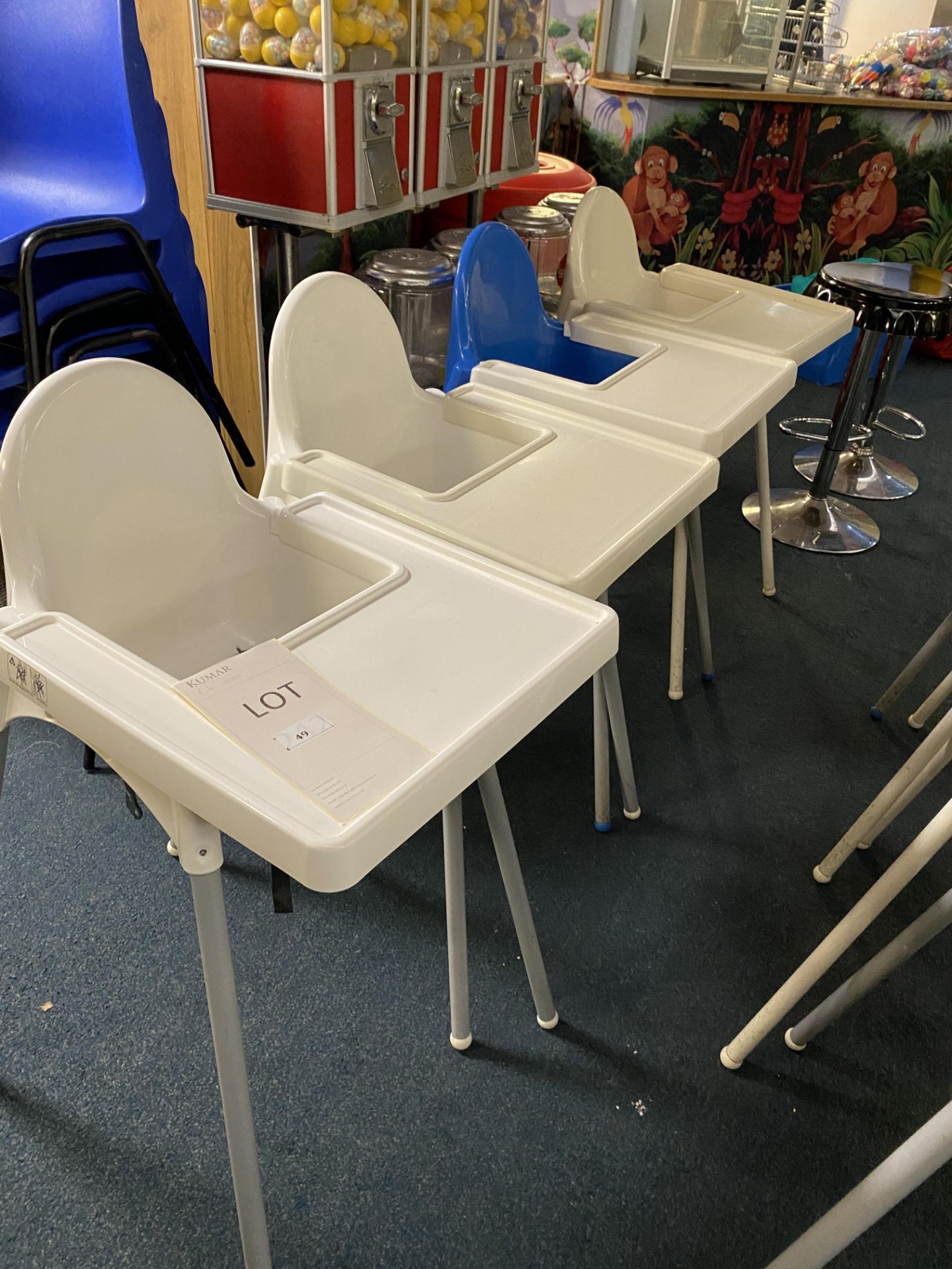 4x Children's Plastic Highchairs (maker unknown) - Image 2 of 6