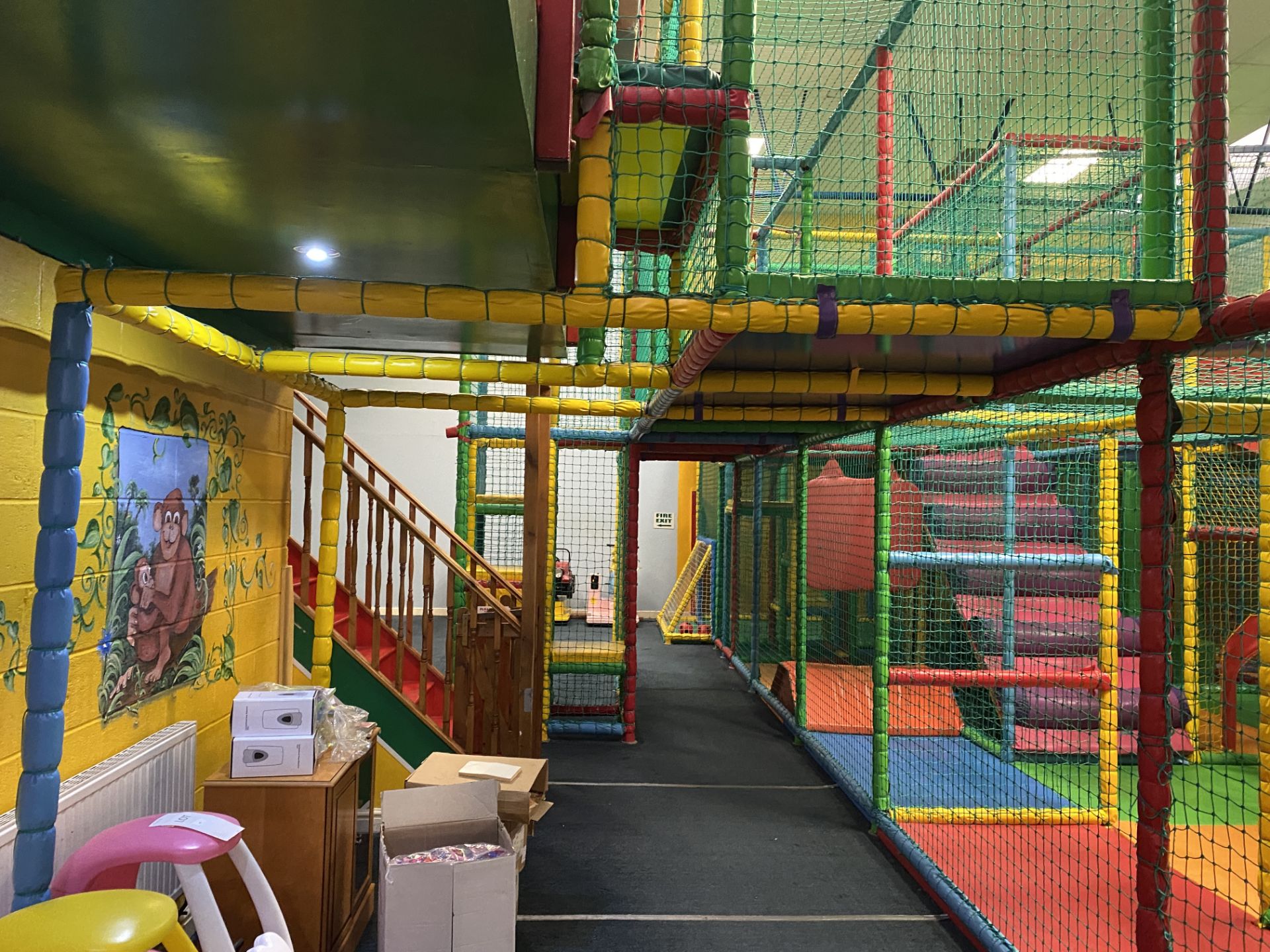 Complete Multi Tier Childrens Adventure Play System Comprising; Four Lane Slide, Single Vertical - Image 11 of 32