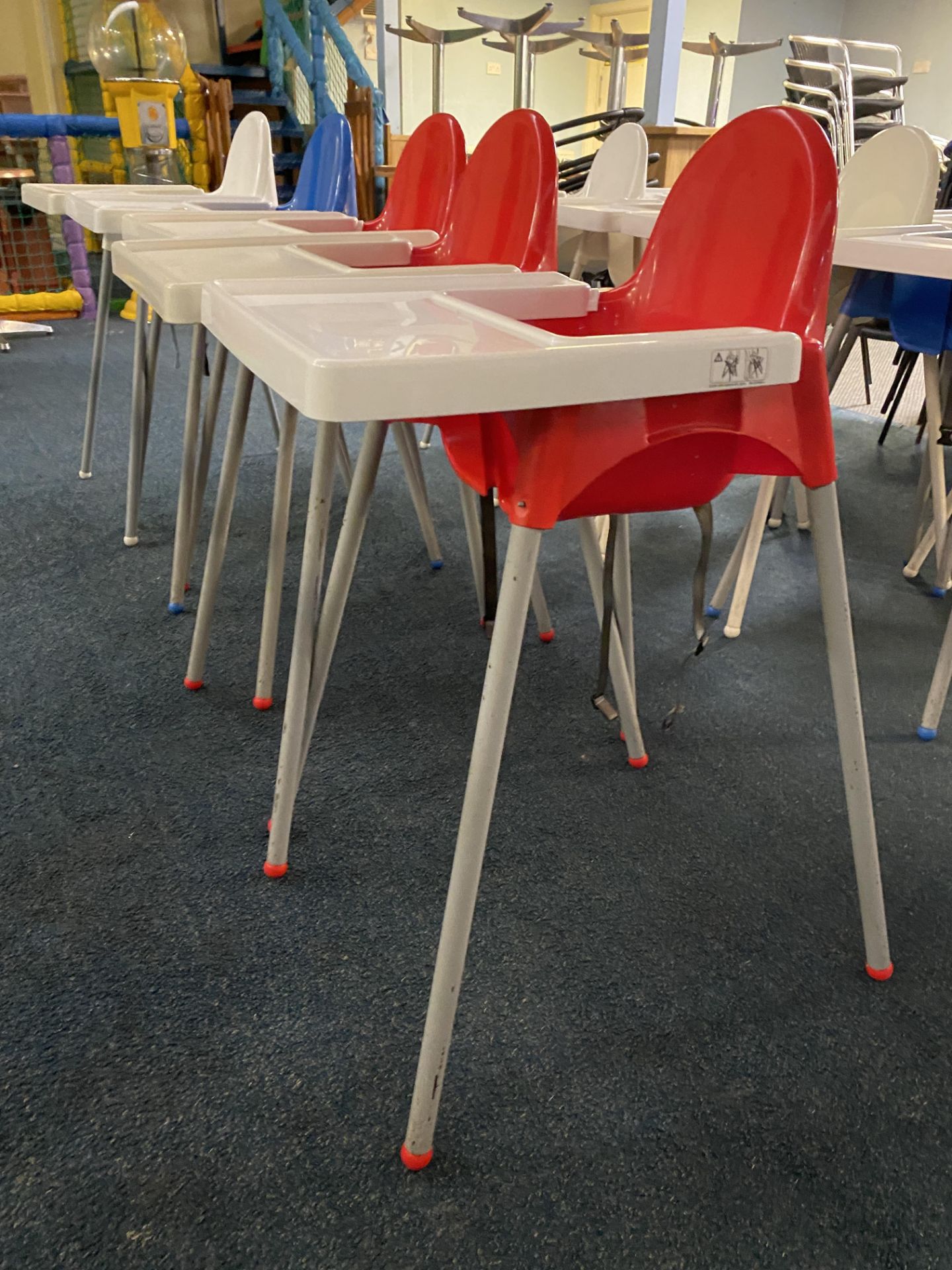 5x Children's Plastic Highchairs (maker unknown) - Image 3 of 6