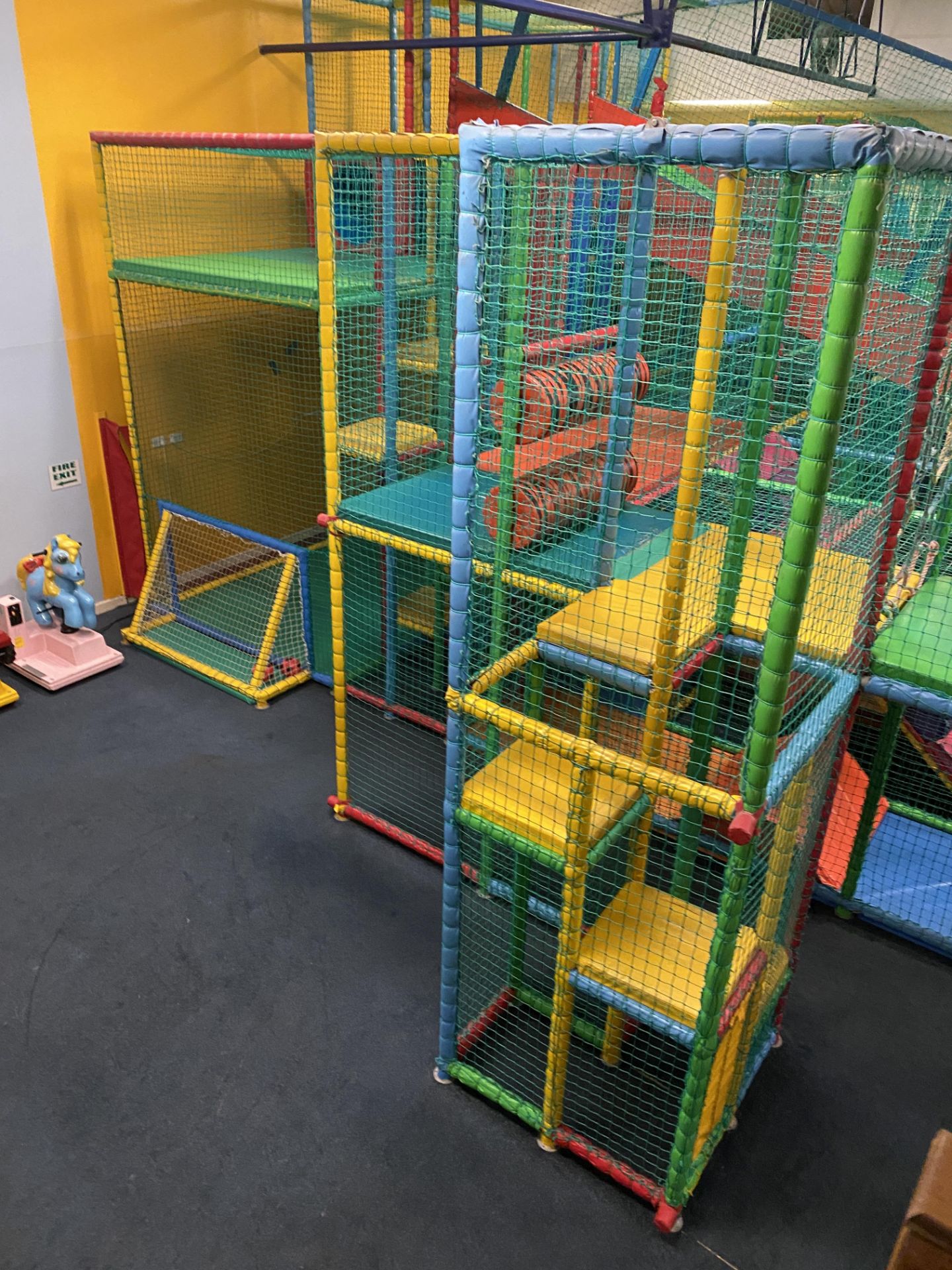 Complete Multi Tier Childrens Adventure Play System Comprising; Four Lane Slide, Single Vertical - Image 7 of 32