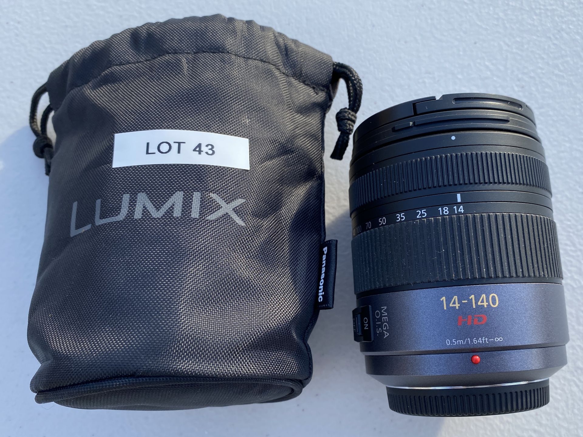 Panasonic Lumix 14-140 HD 0.5/1.64 ft-Lens, Model H-VS014140 - Image 2 of 10