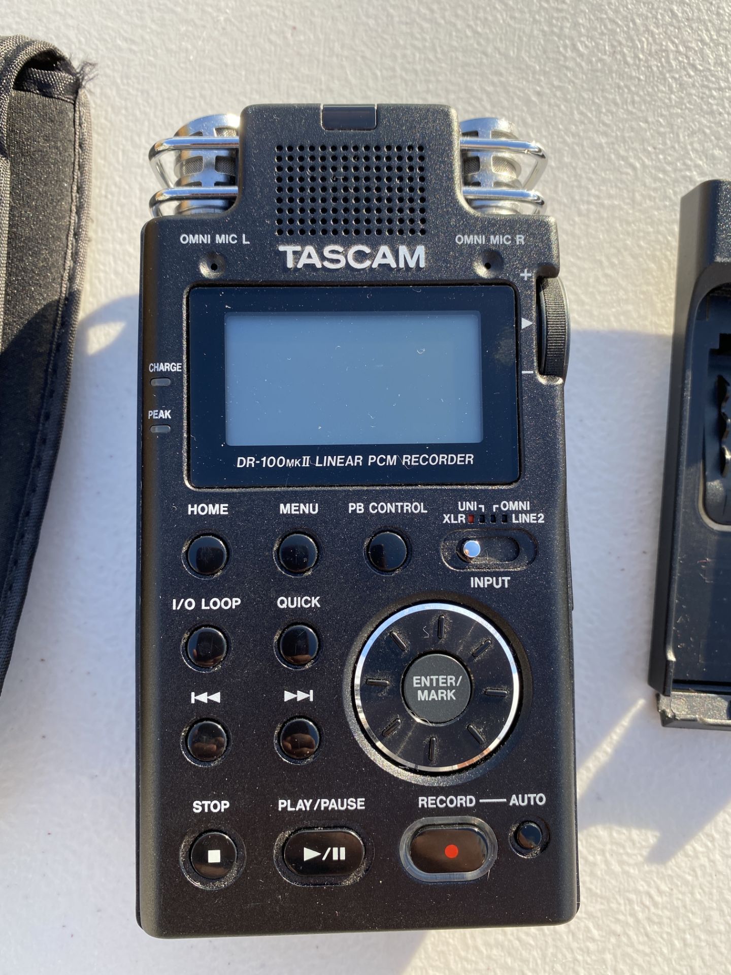 Tascam DR-100Mk II Linear PCM Recorder, with Remote Control with Cover and Carry Case, Serial No. - Image 2 of 13