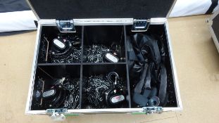 4 x 500KG Manual Chain Hoist 6m Drop c/w 4 Chain Hoist Bags & Flight Case