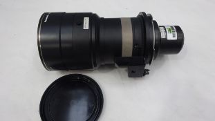 Panasonic 3 chip Lens ET-D75LE6 suitable for a 3 chip Projector c/w flight case