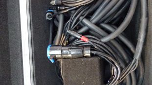 90m AV Multicore c/w 1 16amp 2 CAT 5 1 5pin DMX 1 3pin XLR c/w Flight Case