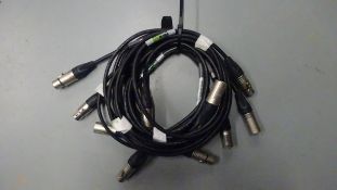 5 x Short DMX Cable