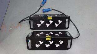 2 x IDE 12 way 16amp Distro to 12 x 13amp