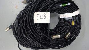 5 x 20m XLR M - XLR F Cable