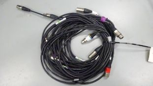 5 x 5m XLR M - XLR F Cable