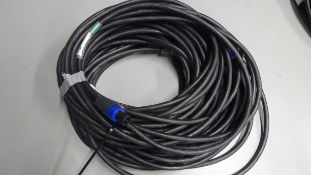 2 x 20m Speakon Cable NL4 Pin