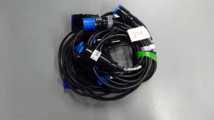 5 x 5m 16am Male - 16amp Female Power Cable