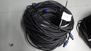 5 x 20m Speakon Cable NL4 Pin