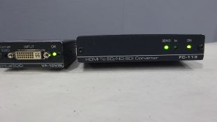 Kramer HDMI In 2 SDI Out Kramer DVI EDID c/w Peli Case