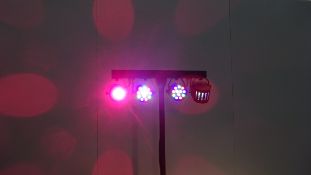 Disco Lights 1 small lighting stand Prolight Equinox Microbar multi system Disco Light Kit & 1