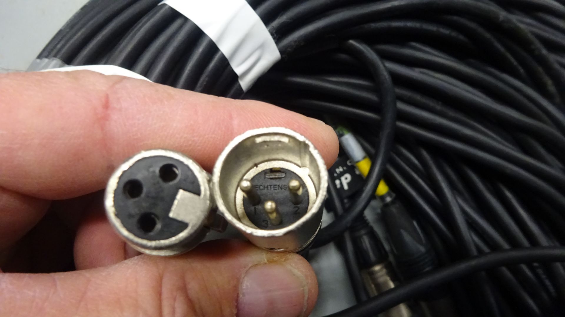 5 x 20m XLR M - XLR F Cable - Image 2 of 2