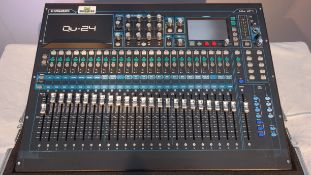 Allen & Heath QU-24 CH Digital Sound Desk c/w Flight Case & LED Reading Light