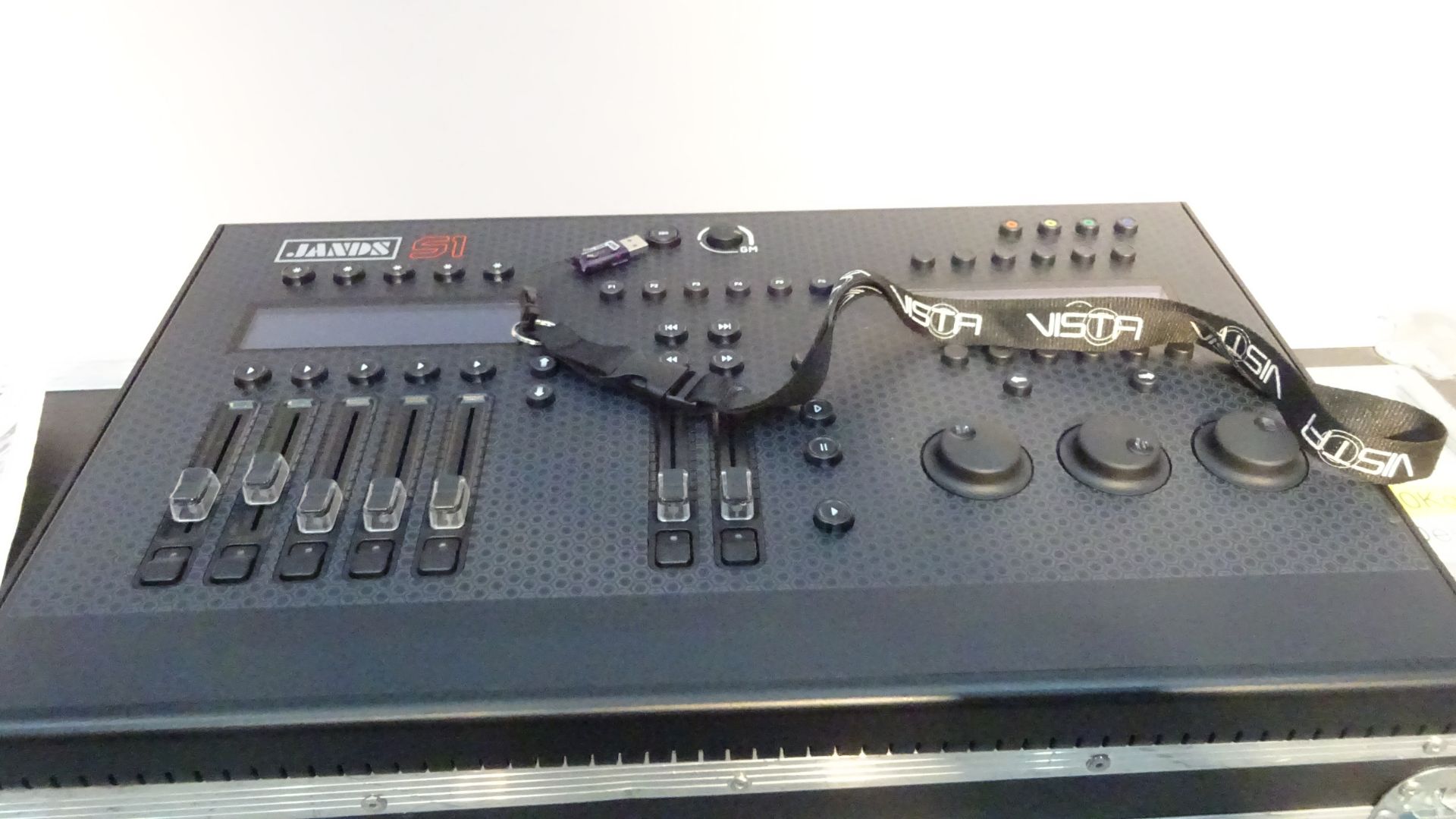 Jansvista S1 Lighting Desk 2 x 5 pin DMX Outputs Jansvista Software Dongal to control moving