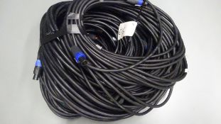 6 x 20m Speakon Cable NL4 Pin